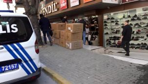 Avcılar'da ayakkabı mağazasında hırsızlık