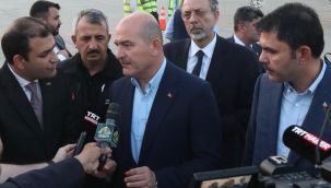 Bakan Soylu ve Bakan Kurum Pakistan'a geldi