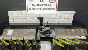 Balıkesir'de 6 bin adet doldurulmuş makaron ele geçirildi