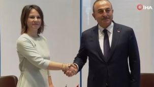 Dışişleri Bakanı Çavuşoğlu, Almanya Dışişleri Bakanı Baerbock ile görüştü