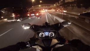 E-5 Karayolu'nda motosikletli ölümden döndü