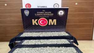 İstanbul'da durdurulan otomobilden 34 bin 550 adet sikke ele geçirildi