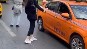 İstanbul'da taksiciyle ücret tartışması