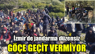 İzmir'de jandarma düzensiz göçe geçit vermiyor