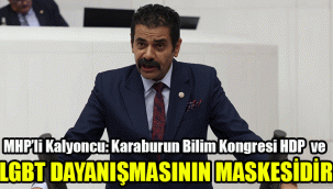 Karaburun Bilim Kongresi HDP ve LGBT Dayanışmasının Maskesidir!