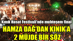 Kınık Festivali'nde muhteşem final