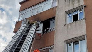 Kombi bomba gibi patladı: Ev alevlere teslim oldu
