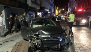 Sinop'ta trafik kazasında cadde savaş alanına döndü