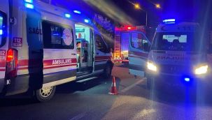 Tır ile otomobil çarpışt