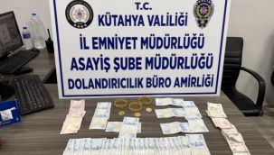 Uşak'ta telefon dolandırıcılığı yaptı, Kütahya'da gözaltına alındı