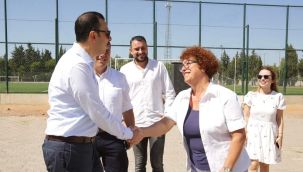 Vekil Mahmut Atilla Kaya’dan Seferihisar Spor Salonu’nda inceleme