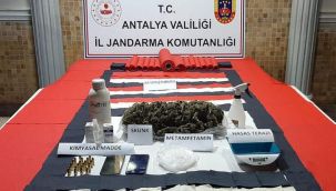 Antalya'da uyuşturucu madde imal ve ticareti üzerine operasyon