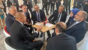 Avrupa Siyasi Topluluğu Zirvesi öncesi Erdoğan liderlerle sohbet etti