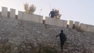 Dilenci zabıtayı görünce kaçtı