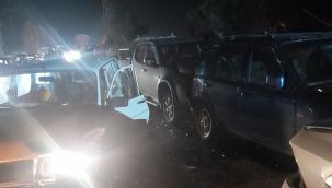Elazığ'da 7 araç zincirleme kazaya karıştı
