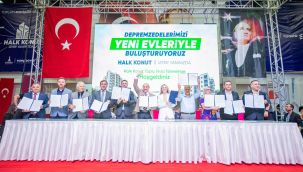 "İzmir’de tarihe geçecek bir imece": 7 kooperatif ile protokol imzalandı