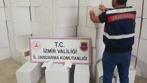 İzmir polisinden kaçakçılara darbe: 15 milyon adet makaron ele geçirildi