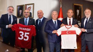 Türkiye Futbol Federasyonu'ndan Köşger ve Şahne'ye ziyaret