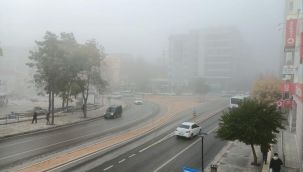 Elazığ’da sis etkili oldu