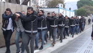 Çökertilen Baybekler çetesi üyeleri adliyeye sevk edildi