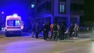 Polis minibüsü ile motosiklet çarpıştı