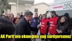 Cemil Tugay işçileri tehdit etti: AK Parti'nin ekmeğine yağ sürüyorsunuz