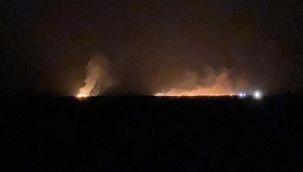 Gala Gölü Milli Parkı'nda yangın