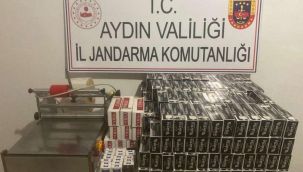 Germencik’te 50 bin adet makaron ele geçirildi