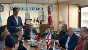 Güldoğan’dan Anadolu Birliği’ne Deprem Ziyareti