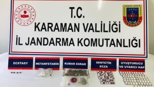 Karaman’da uyuşturucu operasyonu