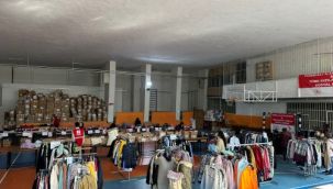 Türk Kızılay Torbalı Şubesi'nden depremzedeler için sosyal market