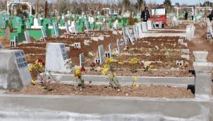 Yürek yakan hatıralar mezarlıklara dizildi