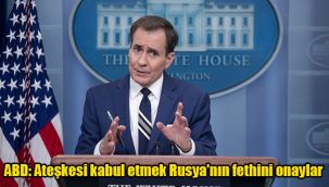 ABD: Ateşkesi kabul etmek Rusya'nın fethini onaylar