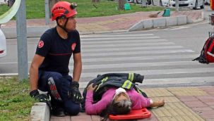 Antalya'da LPG yakıt tankını ön koltuğa kadar getiren kaza