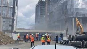 İstanbul Finans Merkezi'nde yangın