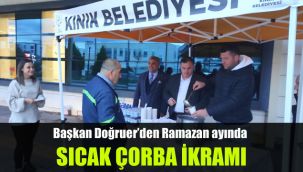 Başkan Doğruer’den Mübarek Ramazan ayında sıcak çorba ikramı