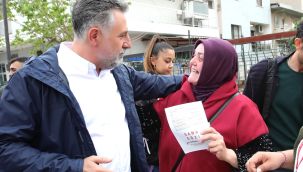 Başkan Sandal vatandaşlarla buluştu: “Çarşı, pazara ateş düştü”