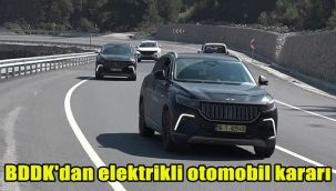 BDDK'dan elektrikli otomobil kararı