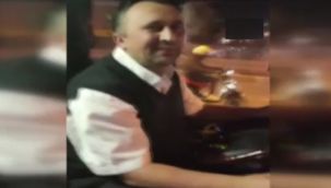 Bebek arabalı yolcuları almayan şoföre tepki