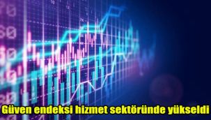 Güven endeksi hizmet sektöründe yükseldi