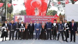 Kınık’ta 23 Nisan coşkusu: TBMM'nin açılışı Kınık'ta kutlandı