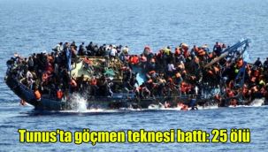 Tunus'ta göçmen teknesi battı