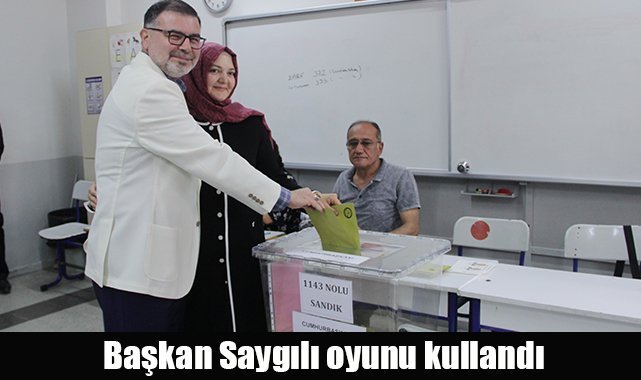 AK Partili Saygılı oyunu kullandı