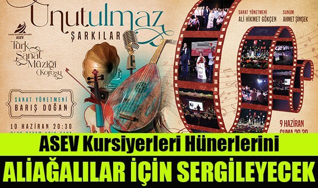 ASEV Kursiyerleri Hünerlerini Aliağalılar İçin Sergileyecek