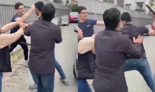 Ataşehir'de trafikte demir sopalı kavga