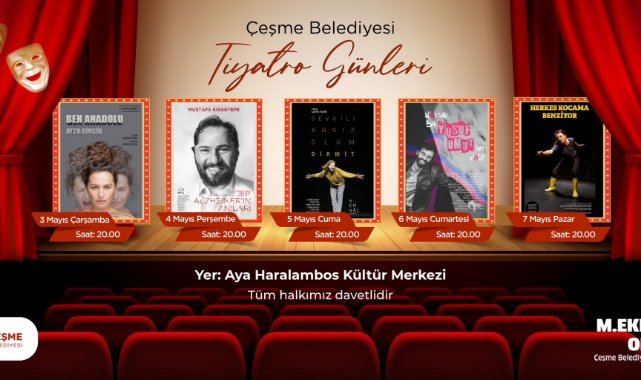 Çeşme Belediyesi Tiyatro Günleri başlıyor!