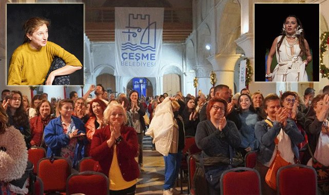 Çeşme Belediyesi Tiyatro Günleri’nde Usta sanatçılar sahne aldı
