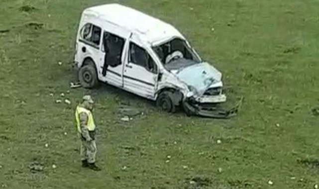 Çıldır'da feci kaza