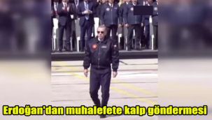 Cumhurbaşkanı Erdoğan'dan muhalefete kalp göndermesi
