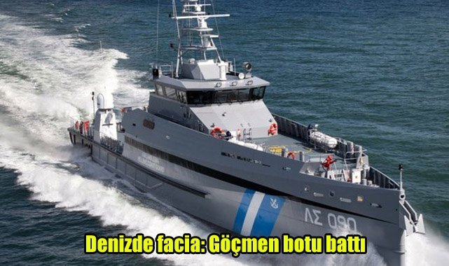 Denizde facia: Göçmen botu battı